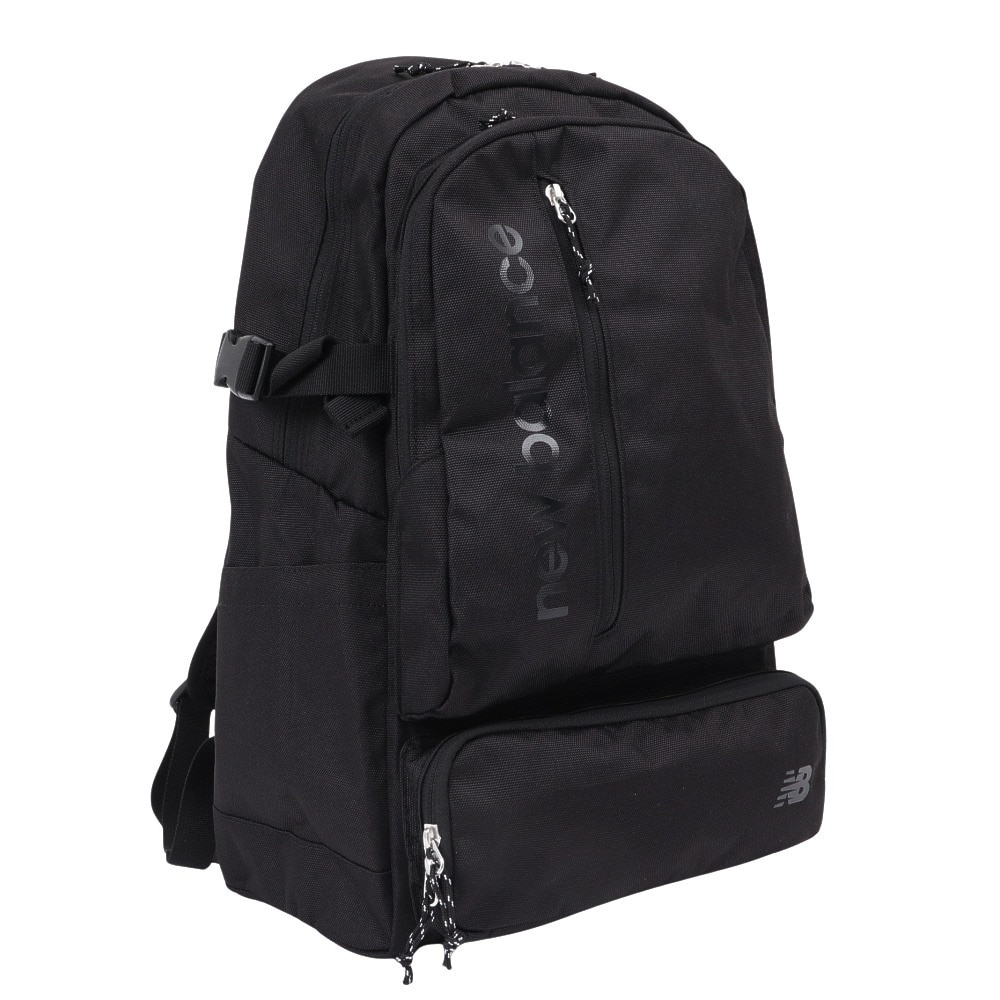 ニューバランス（new balance）（メンズ、レディース、キッズ）リュック ビッグポケット バックパック 黒 25L LAB55619BK デイバッグ 通勤 通学