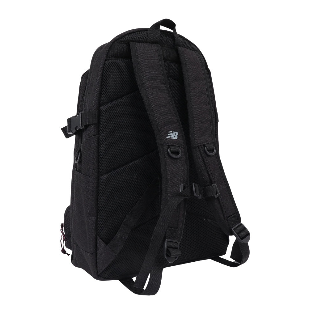 ニューバランス（new balance）（メンズ、レディース、キッズ）リュック ビッグポケット バックパック 黒×ピンク 25L LAB55619BKP デイバッグ 通勤 通学