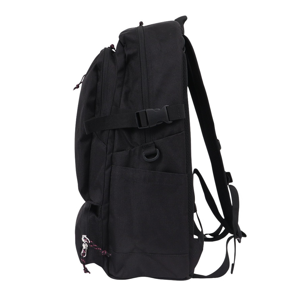ニューバランス（new balance）（メンズ、レディース、キッズ）リュック ビッグポケット バックパック 黒×ピンク 25L LAB55619BKP デイバッグ 通勤 通学