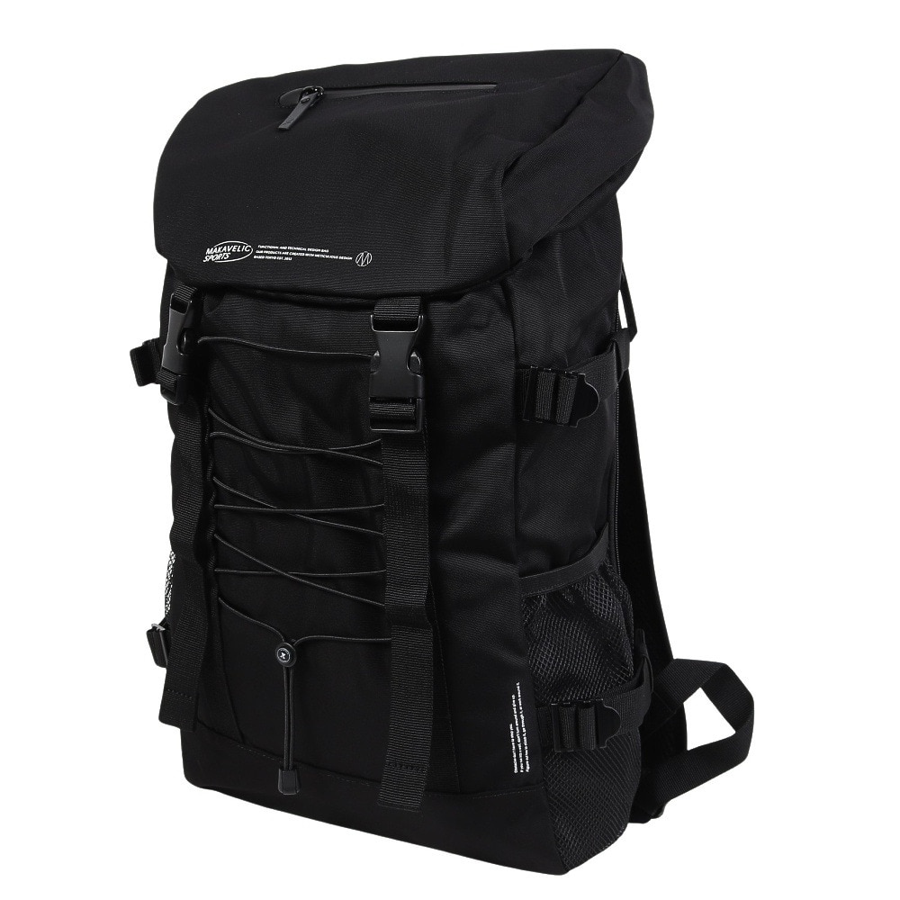 マキャベリック（MAKAVELIC）（メンズ）リュック アクティブ バックパック 黒 18-22L 312510104 BLK デイバッグ リュックサック 軽量 丈夫 防水 