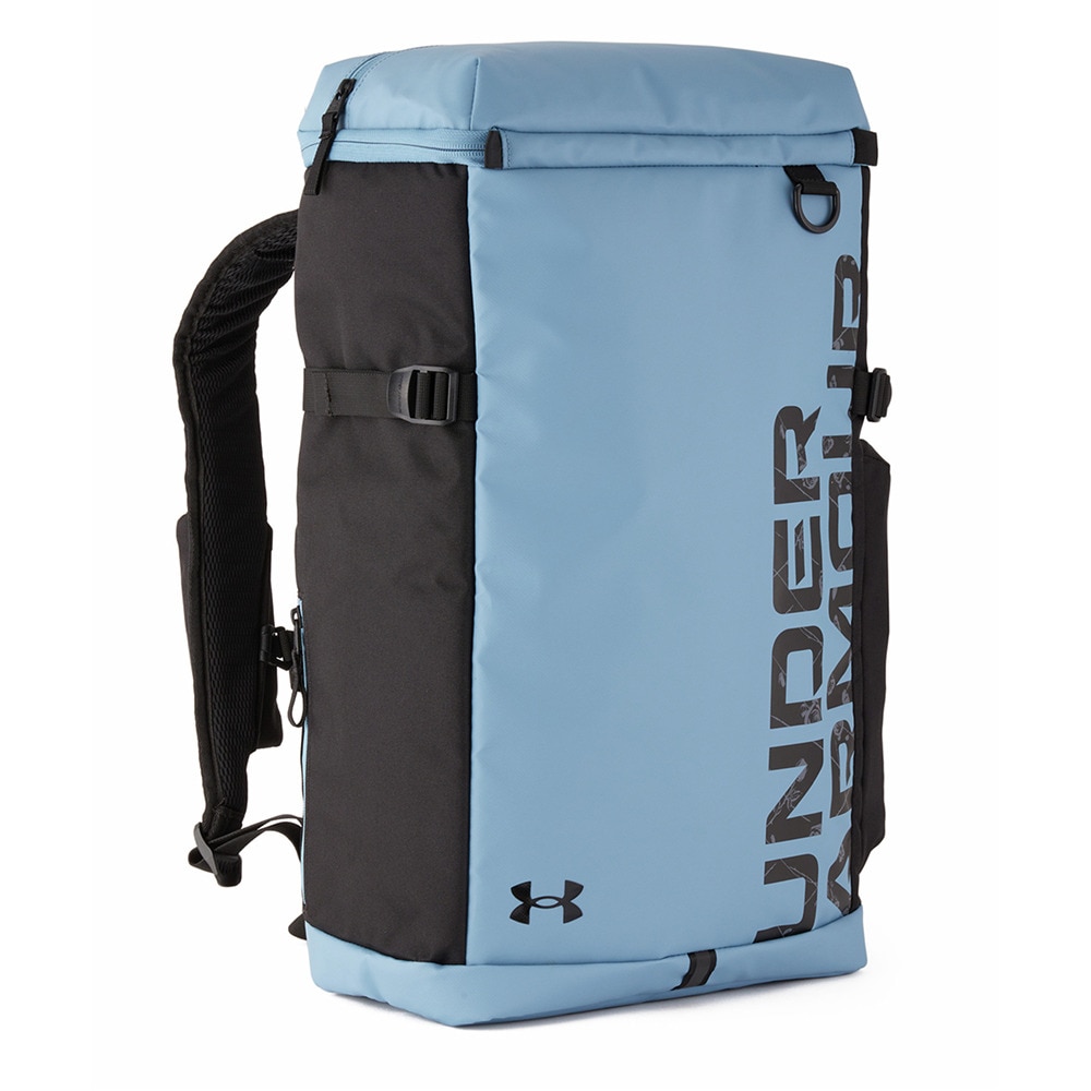 アンダーアーマー（UNDER ARMOUR）（メンズ、レディース）リュックサック ターポリン バックパック2.0 ブルーグレー 40L 1388291 418 通気性 撥水 大容量