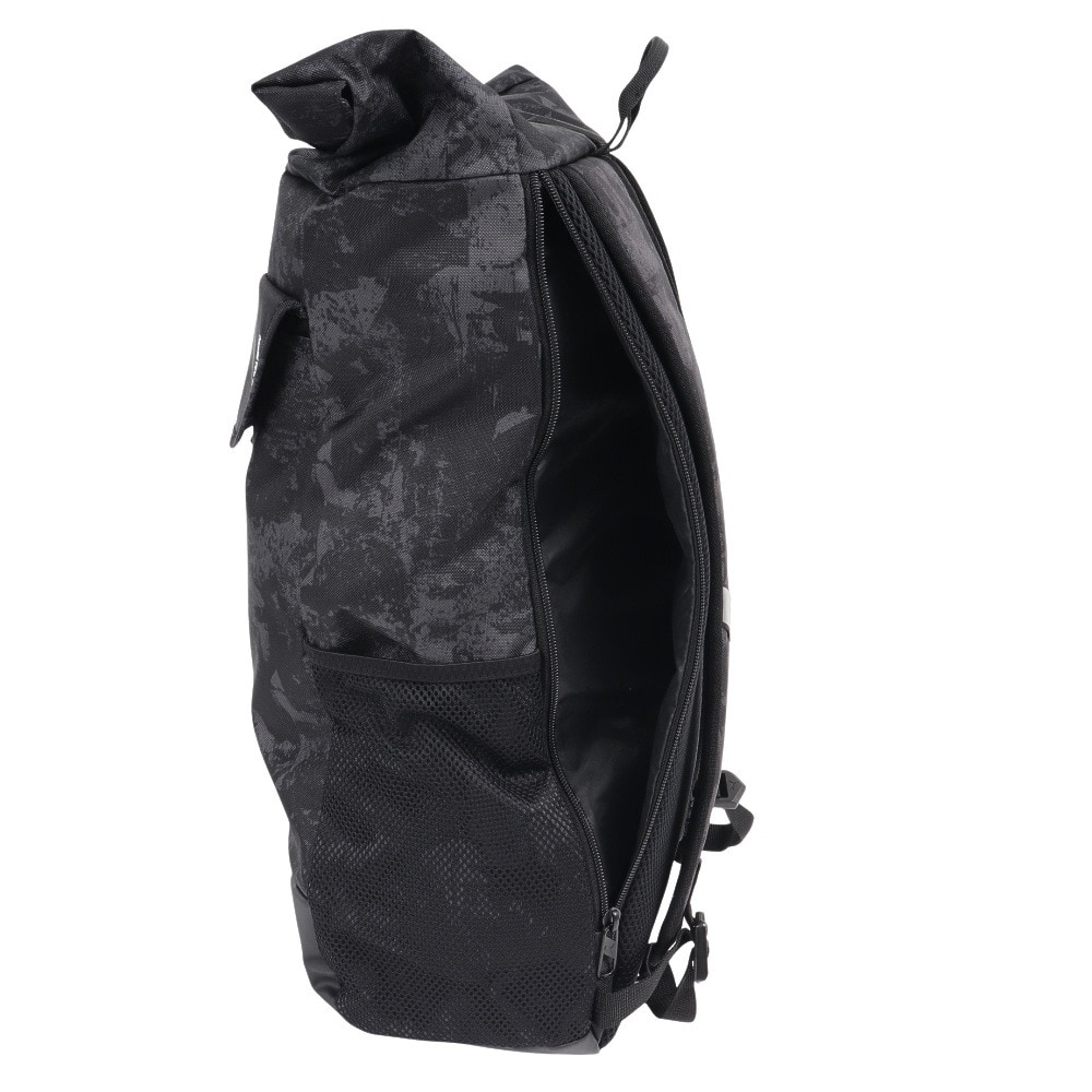 プーマ（PUMA）（メンズ、レディース）バック プーマテック AOP ロール トップ バックパック 黒 26L 09196501 ノートパソコン用ポケット ファッション
