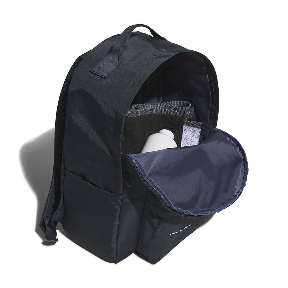 アディダス（adidas）（メンズ、レディース）リュック マストハブ バックパック 紺 27L JMT57-JM2570 デイバッグ リュックサック メッシュ 通気性 快適