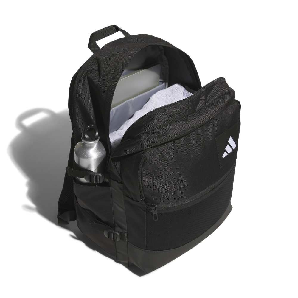 アディダス（adidas）（メンズ、レディース）リュック ユーティリティ マルチ ポケット バックパック 黒 33L KLA18-JM7146 ポケット 1泊 旅行 出張