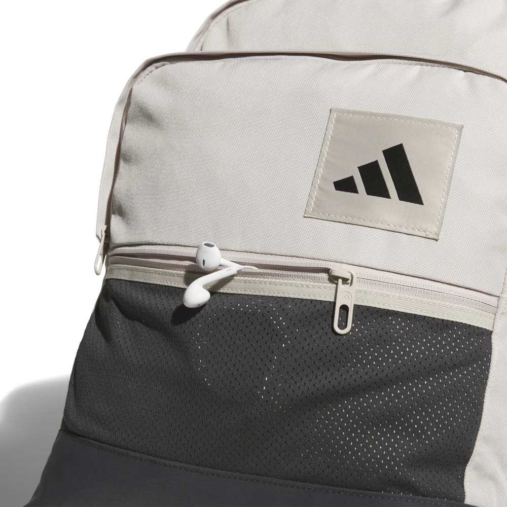 アディダス（adidas）（メンズ、レディース）ユーティリティ マルチ ポケット バックパック ベージュ 33L KLA18-JM7147 ポケット 1泊 旅行 出張