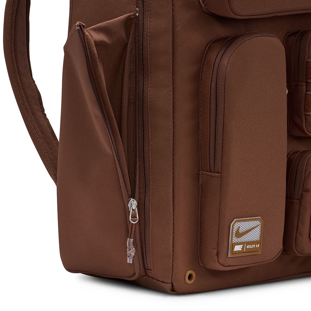 ナイキ（NIKE）（メンズ、レディース）リュック ユーティリティ エリート バックパック 2.0 ブラウン 37L FN4173-265 デイバッグ