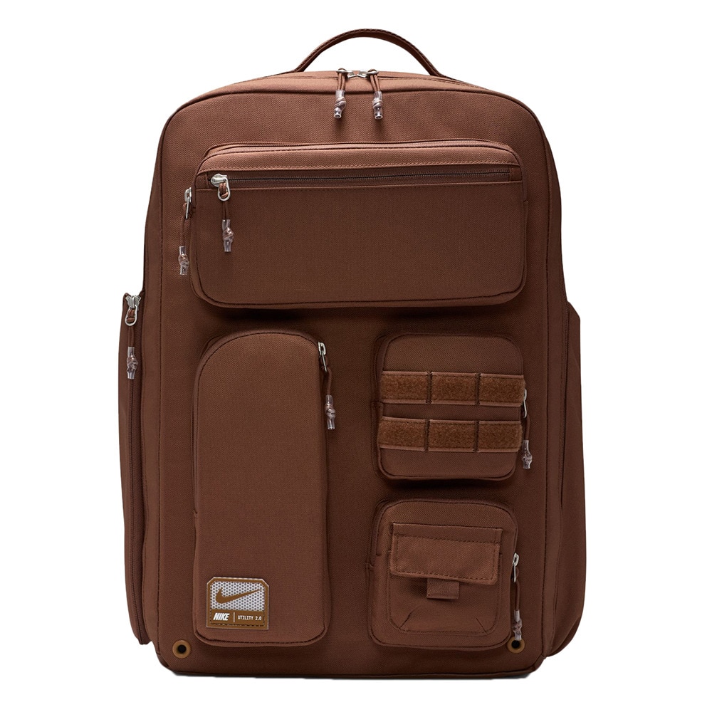 ナイキ（NIKE）（メンズ、レディース）リュック ユーティリティ エリート バックパック 2.0 ブラウン 37L FN4173-265 デイバッグ