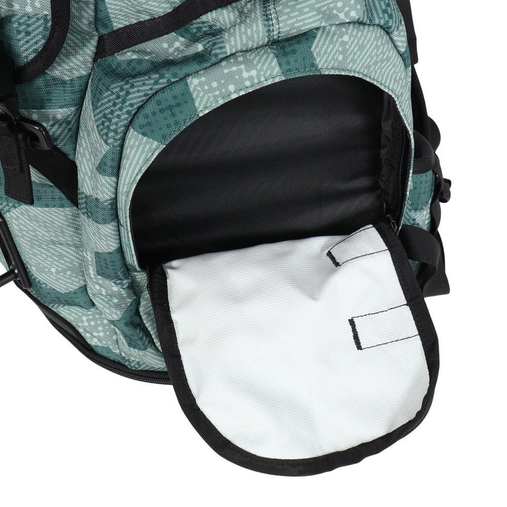 バックパック Kitchen Sink 緑 34L 92060A-32Q リュック デイバッグ 撥水 通勤 通学 アウトドア 総柄 9