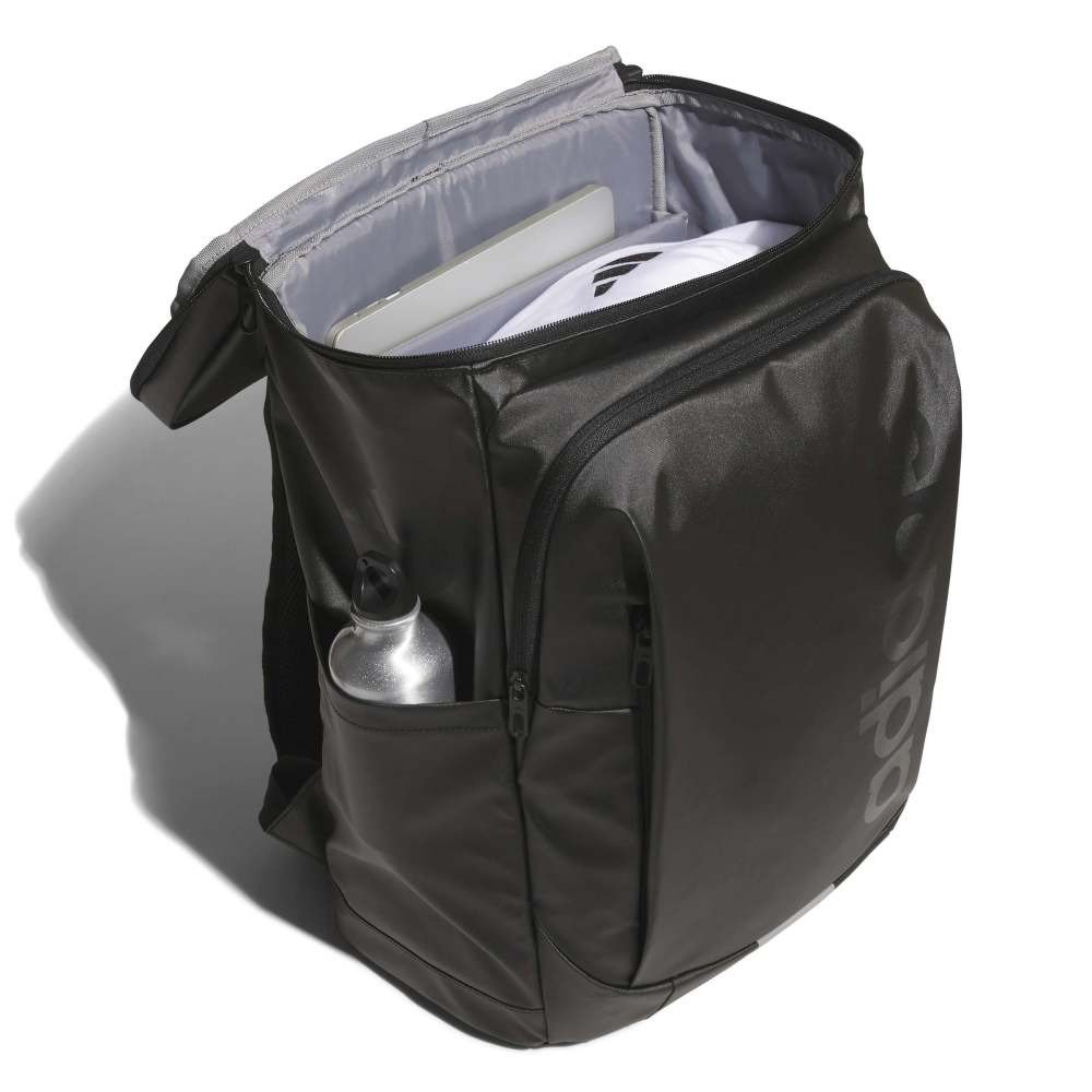 アディダス（adidas）（メンズ、レディース）リュック ライナー ロゴ スクエア バックパック 黒 37L TC657-KV3970 デイバッグ ボックス型