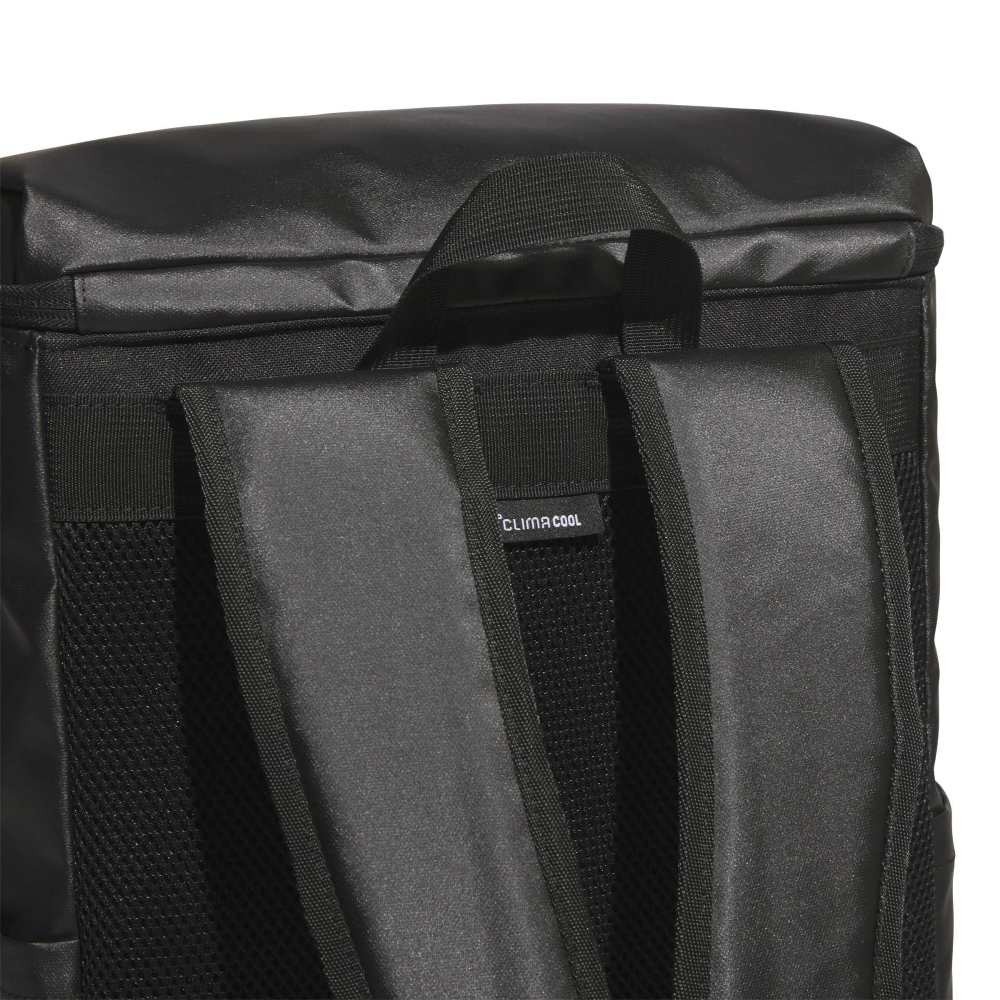 アディダス（adidas）（メンズ、レディース）リュック ライナー ロゴ スクエア バックパック 黒 37L TC657-KV3970 デイバッグ ボックス型