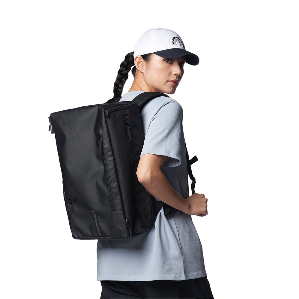 アンダーアーマー（UNDER ARMOUR）（メンズ、レディース）クール ターポリン バックパック4.0 27L 黒 1384756 001