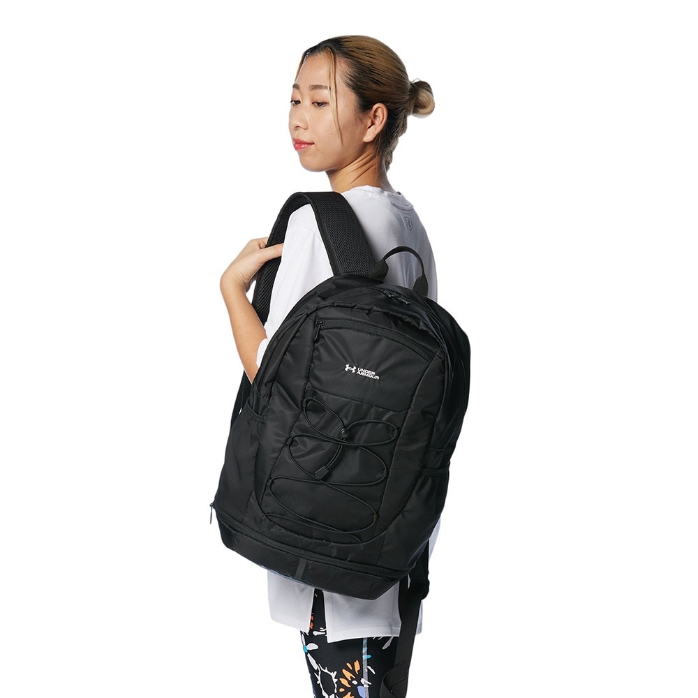 アンダーアーマー（UNDER ARMOUR）（メンズ、レディース）ナイロン バックパック 黒 22.9L 1378258 001