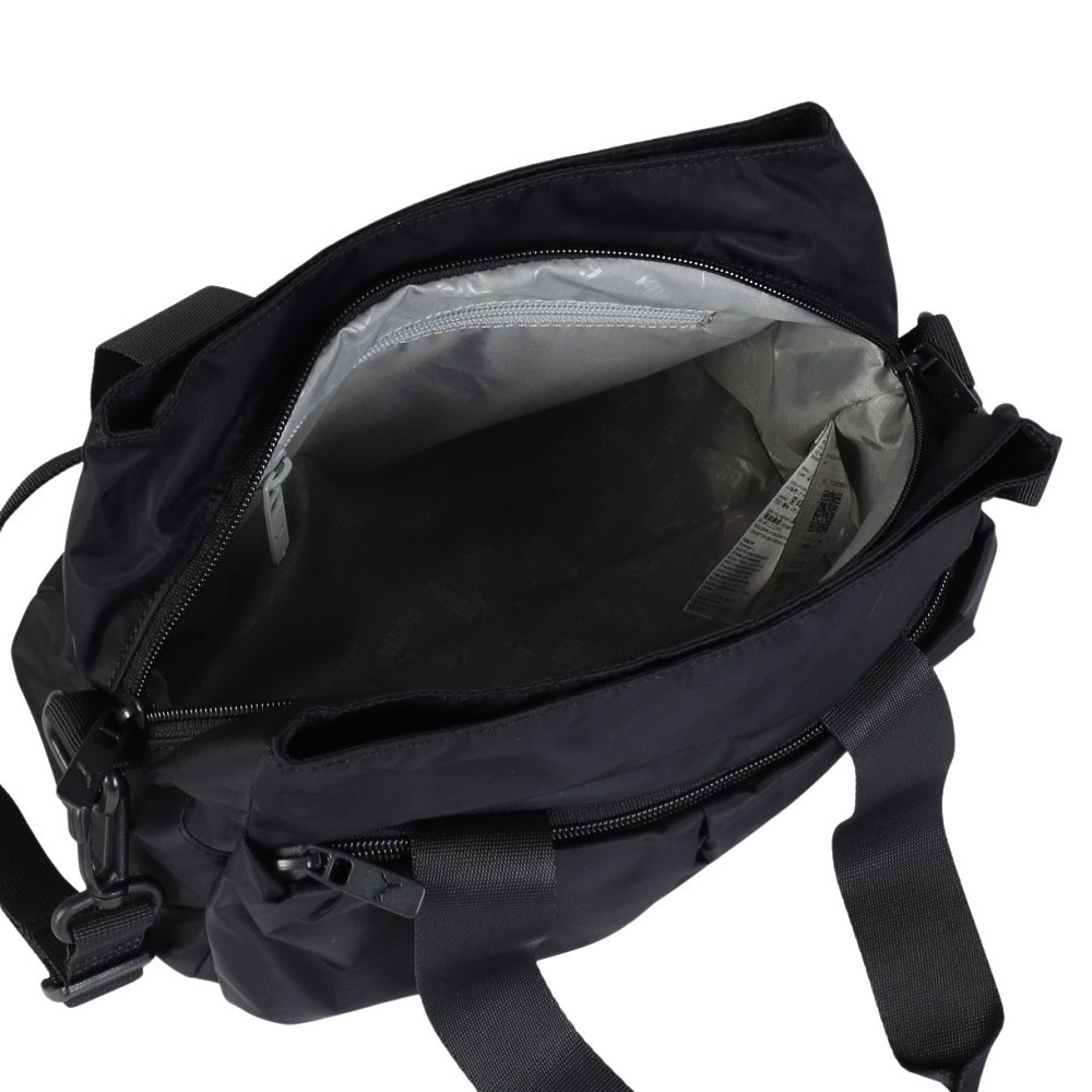 プーマ（PUMA）（メンズ、レディース）バッグ マルチ ポケット スモール ショルダーバッグ 黒 6.5L 09170401 ハンドバッグ 肩掛け 2WAY
