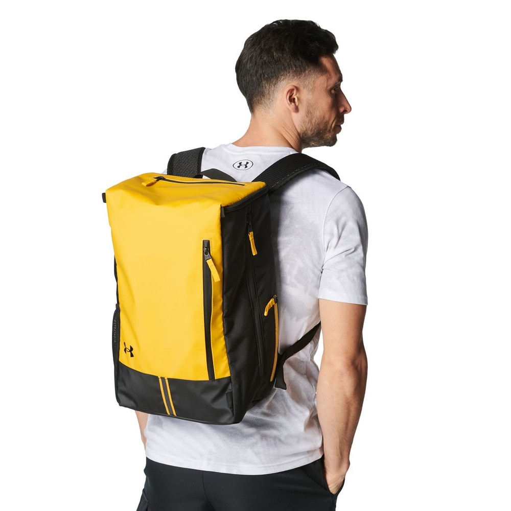 アンダーアーマー（UNDER ARMOUR）（メンズ、レディース）リュック COOL TARPAULIN バックパック 4.0 ゴールド 27L 1384756 773 リュックサック デイバッグ