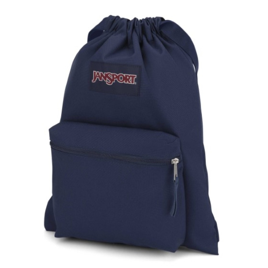 ジャンスポーツ（JANSPORT）（メンズ、レディース）ディパック ドローサック 紺 14L JS0A83LQ-003 ナップザック サブバッグ ジムバッグ リュック