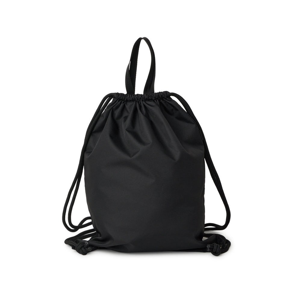 ニューエラ（NEW ERA）（メンズ、レディース）ナップサック デイサック 150D NEW ERAロゴ 黒 21L 14750913 ナップザック 手提げ付き サブバッグ