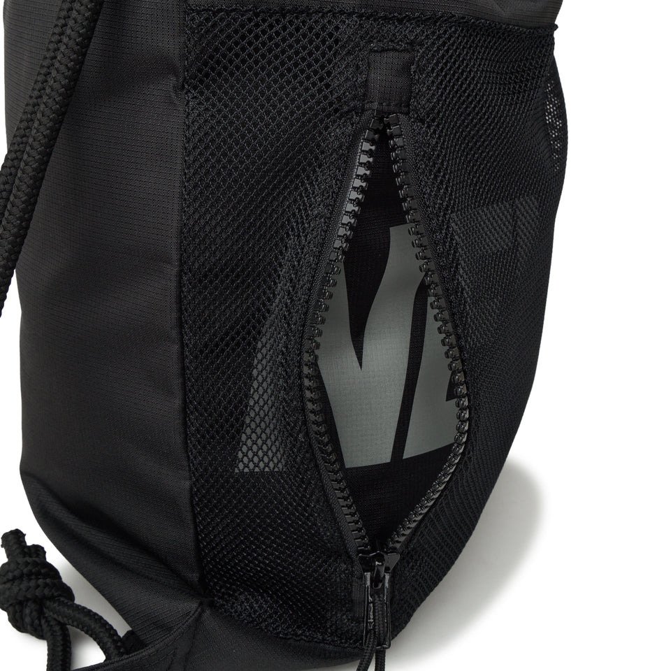 ニューエラ（NEW ERA）（メンズ、レディース）ナップサック デイサック 150D NEW ERAロゴ 黒 21L 14750913 ナップザック 手提げ付き サブバッグ
