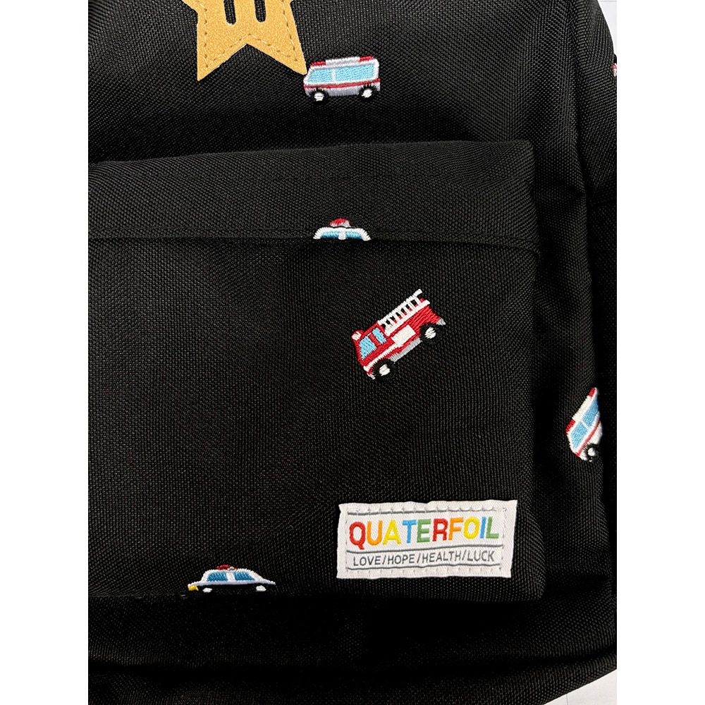 QUATERFOIL（QUATERFOIL）（キッズ）リュック ボーイズ バックパック 黒 Sサイズ QF25B001 BLK リュックサック デイバッグ 子供 幼稚園 小学生
