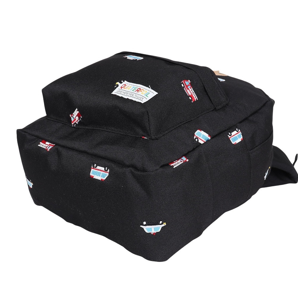 QUATERFOIL（QUATERFOIL）（キッズ）リュック ボーイズ バックパック 黒 Sサイズ QF25B001 BLK リュックサック デイバッグ 子供 幼稚園 小学生