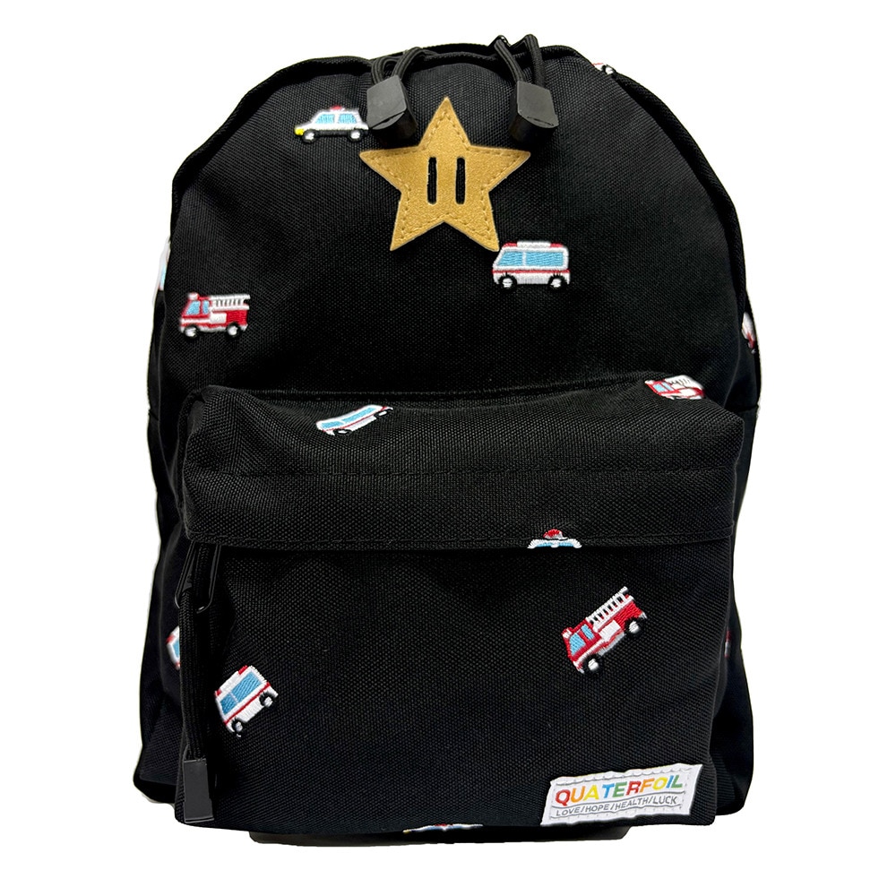 QUATERFOIL（QUATERFOIL）（キッズ）リュック ボーイズ バックパック 黒 Sサイズ QF25B001 BLK リュックサック デイバッグ 子供 幼稚園 小学生