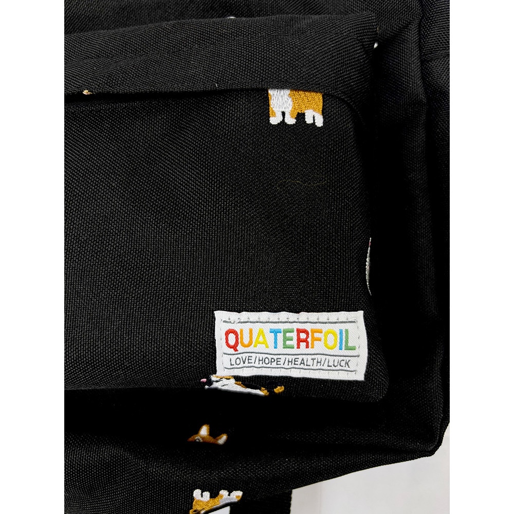 QUATERFOIL（QUATERFOIL）（キッズ）リュック ガールズ バックパック 黒 Sサイズ QF25B003 BLK リュックサック デイバッグ 子供 幼稚園 小学生