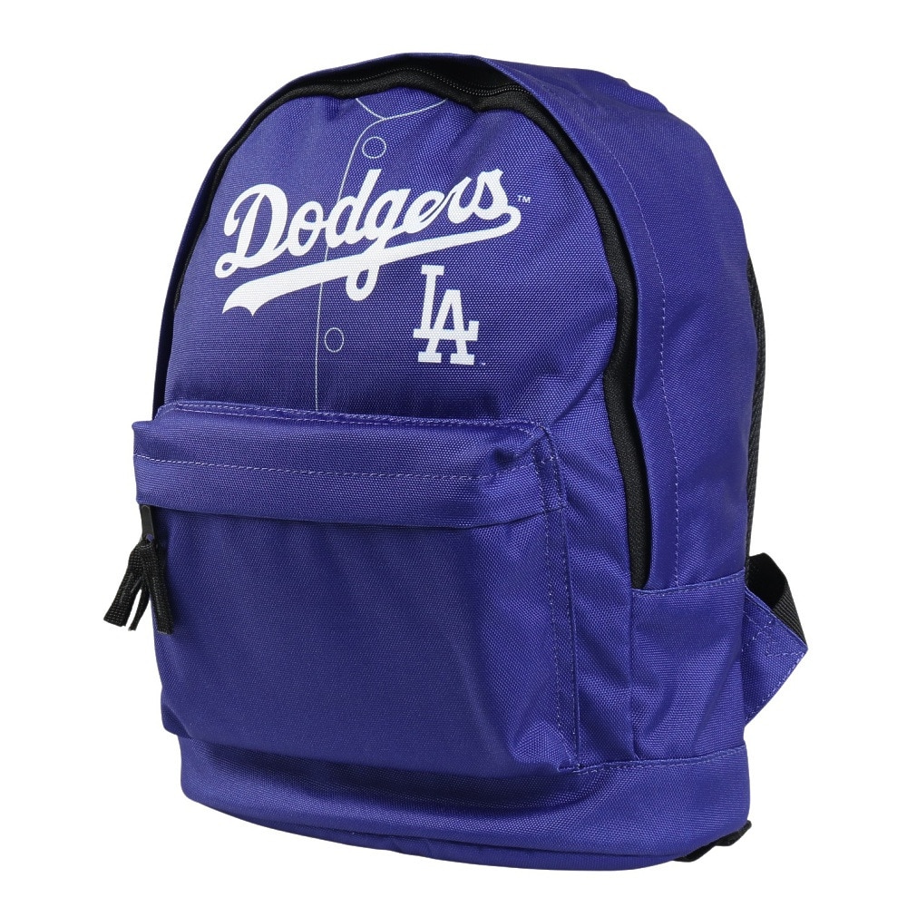 エムエルビー（MLB）（キッズ）リュック ジュニア イーカム ユニフォーム柄リュック ロサンゼルス・ドジャース  青 LA-MBBKM181/BLUE B5サイズ収納可 シンプル