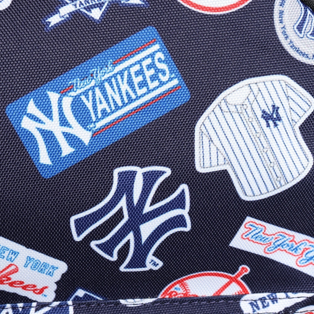 エムエルビー（MLB）（キッズ）リュック イーカム 総柄キッズリュック 紺 YK-MBBKM22/NAVY B5サイズ収納可 シンプル おしゃれ カジュアル