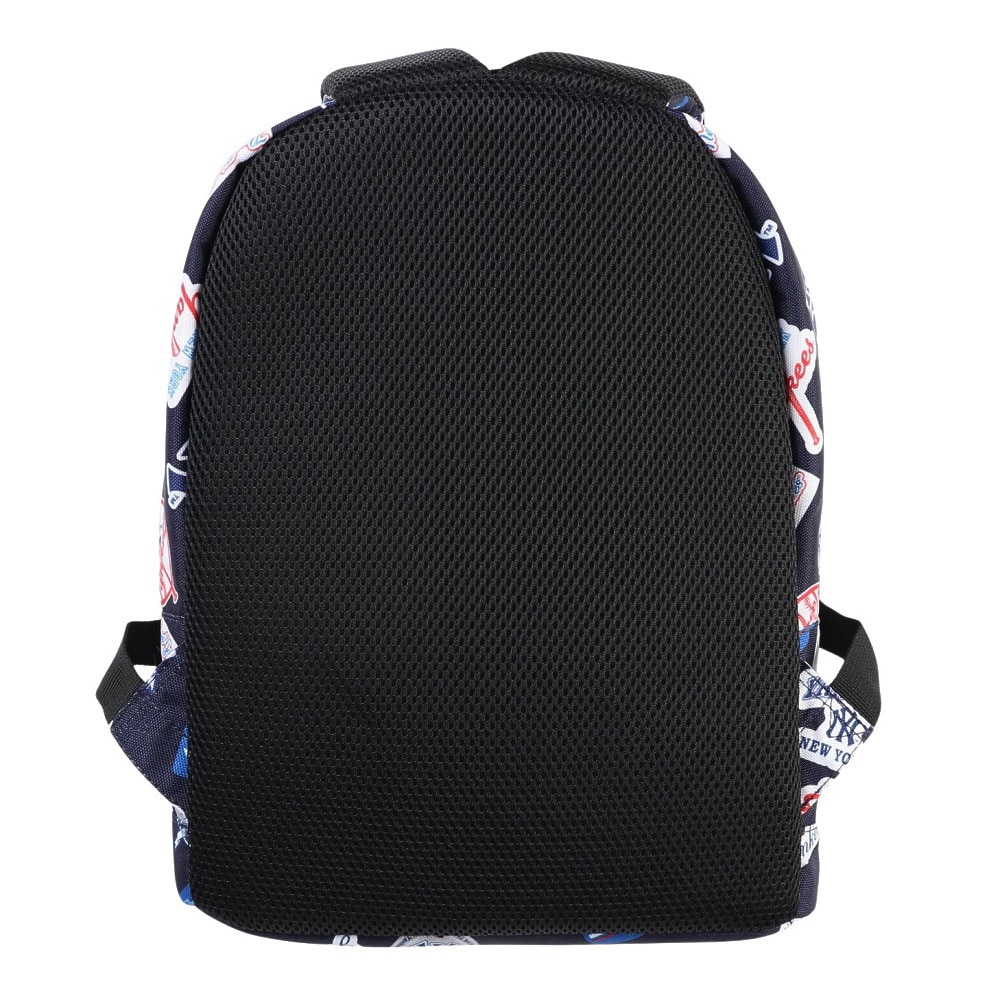 エムエルビー（MLB）（キッズ）リュック イーカム 総柄キッズリュック 紺 YK-MBBKM22/NAVY B5サイズ収納可 シンプル おしゃれ カジュアル