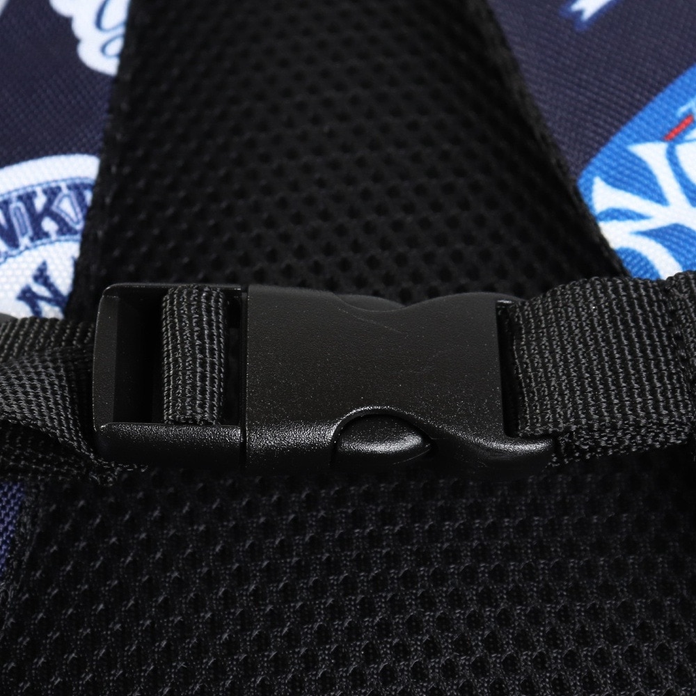 エムエルビー（MLB）（キッズ）リュック イーカム 総柄キッズリュック 紺 YK-MBBKM22/NAVY B5サイズ収納可 シンプル おしゃれ カジュアル