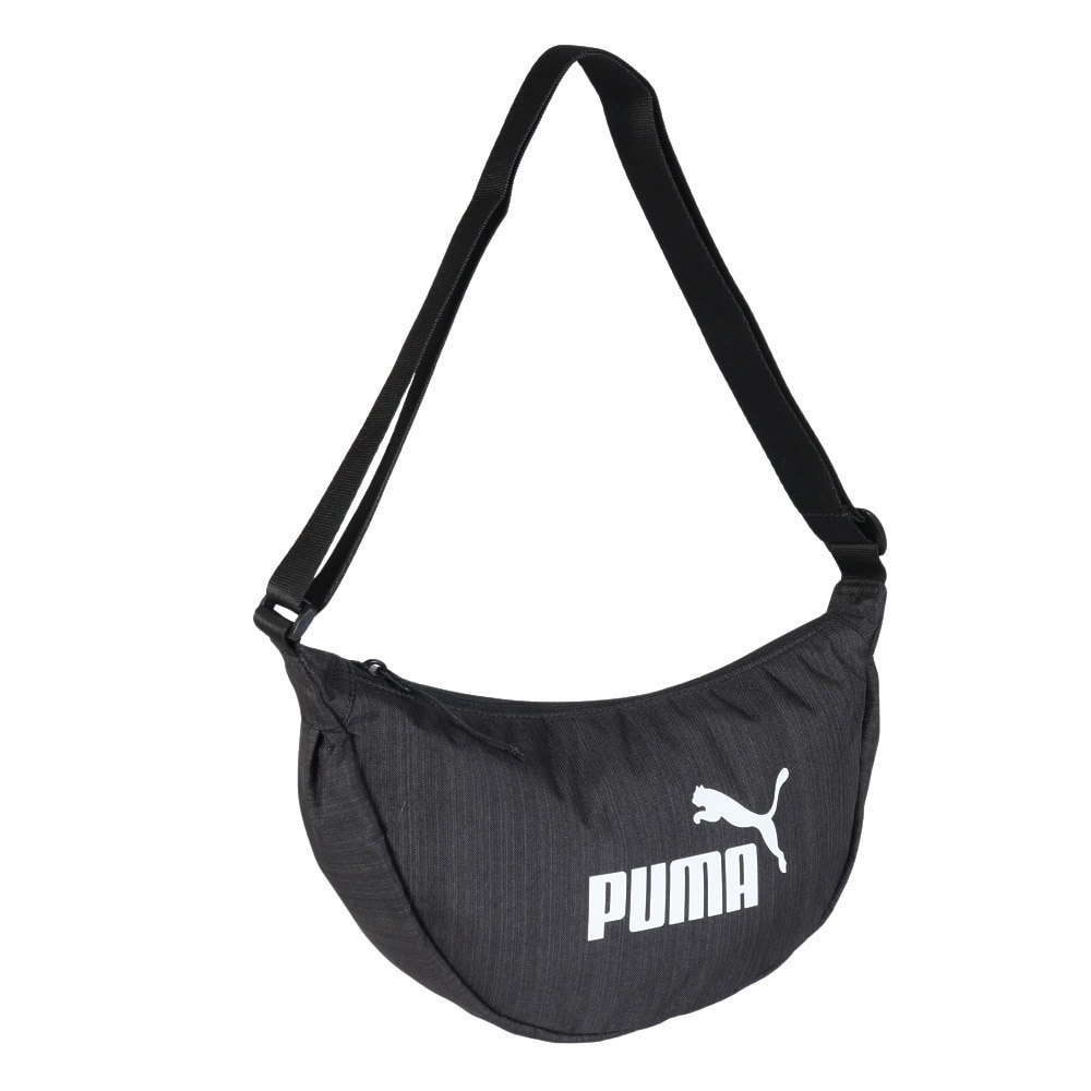 プーマ（PUMA）（メンズ、レディース）ショルダーバッグ BASE ハーフ ムーン バッグ 黒 3L 09134701 ハンドバッグ ミニバッグ