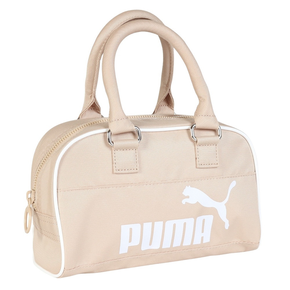 プーマ（PUMA）（メンズ、レディース）ハンドバッグ NO1ミニ グリップ スポーツバッグ ベージュ 2.5L 09214504 ミニバッグ 手持ち 手提げ 