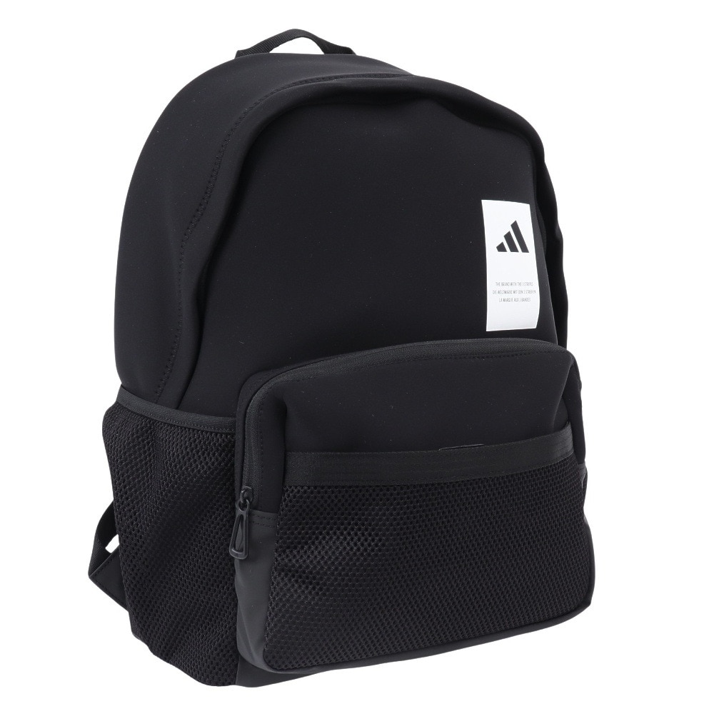 アディダス（adidas）（メンズ、レディース、キッズ）シーズナルバックパック MH  黒 24.8L KUL18-JF0741 デイバック リュックサック カジュアル お出かけ