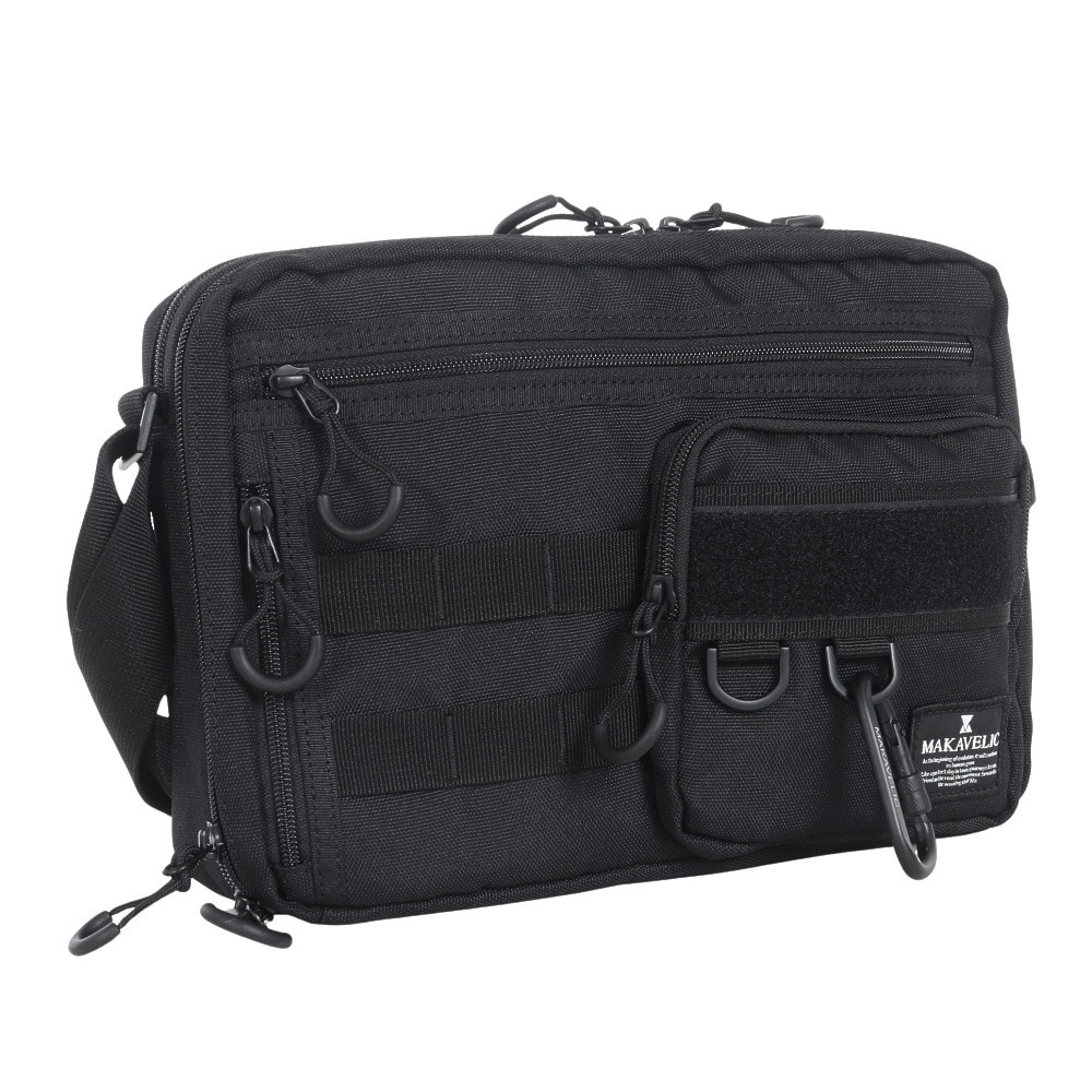 マキャベリック（MAKAVELIC）（メンズ、レディース）TACTICAL ショルダーバッグ 312410501BLK 6L 黒
