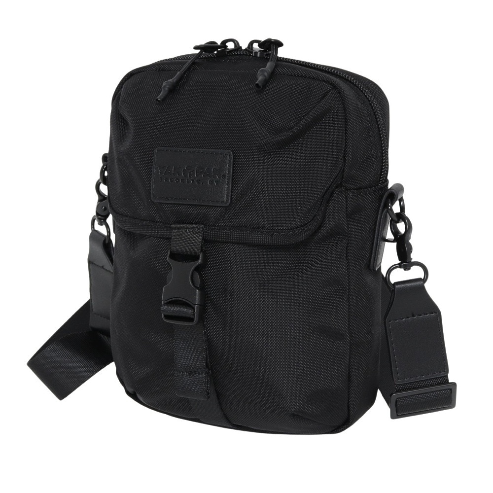 ヤックパック（YAK PAK）（メンズ、レディース）ミニ ショルダーバッグ 黒 YAK-BAG-25S003 BLK ミニショルダー ポシェット 斜め掛けバッグ 肩掛けバッグ