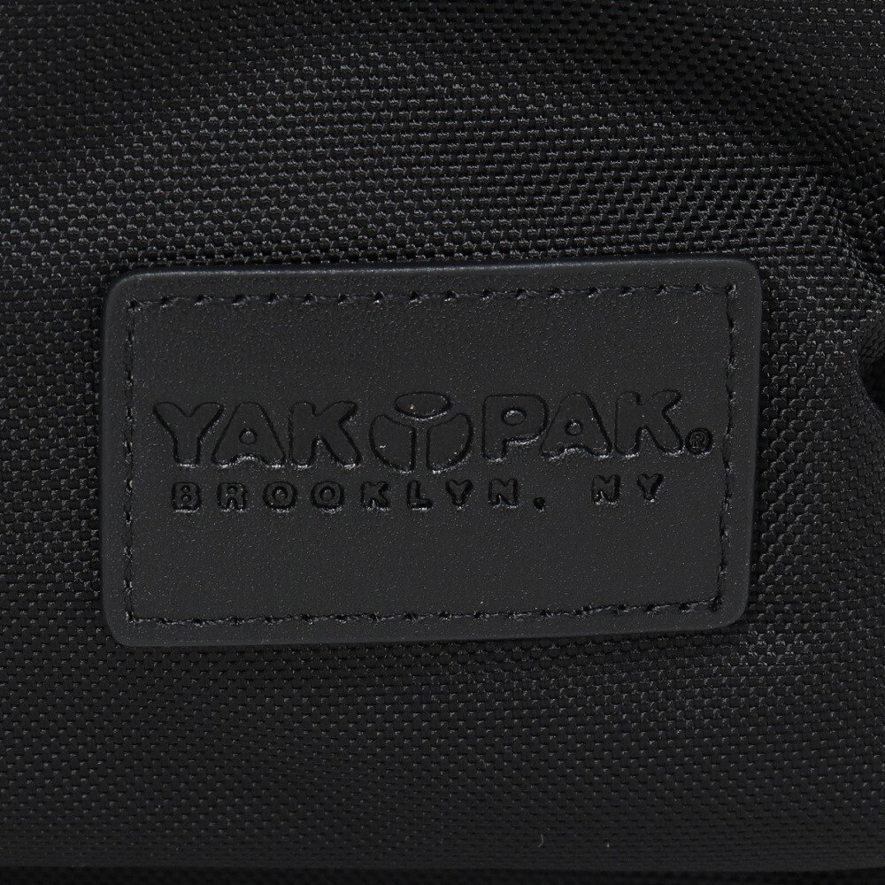 ヤックパック（YAK PAK）（メンズ、レディース）ワイド ショルダーバッグ 黒 YAK-BAG-25S004 BLK 肩掛け 収納 男女兼用 お出かけ 外出 日常使い  シンプル