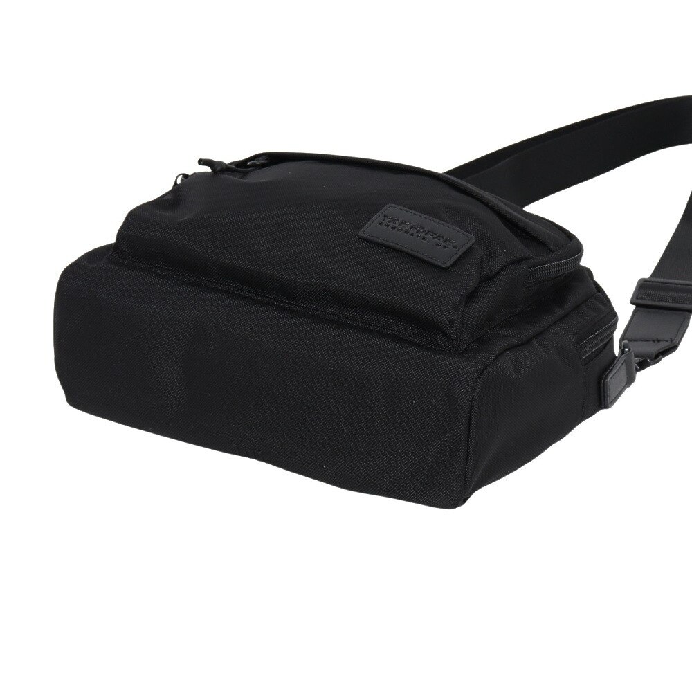 ヤックパック（YAK PAK）（メンズ、レディース）ワイド ショルダーバッグ 黒 YAK-BAG-25S004 BLK 肩掛け 収納 男女兼用 お出かけ 外出 日常使い  シンプル