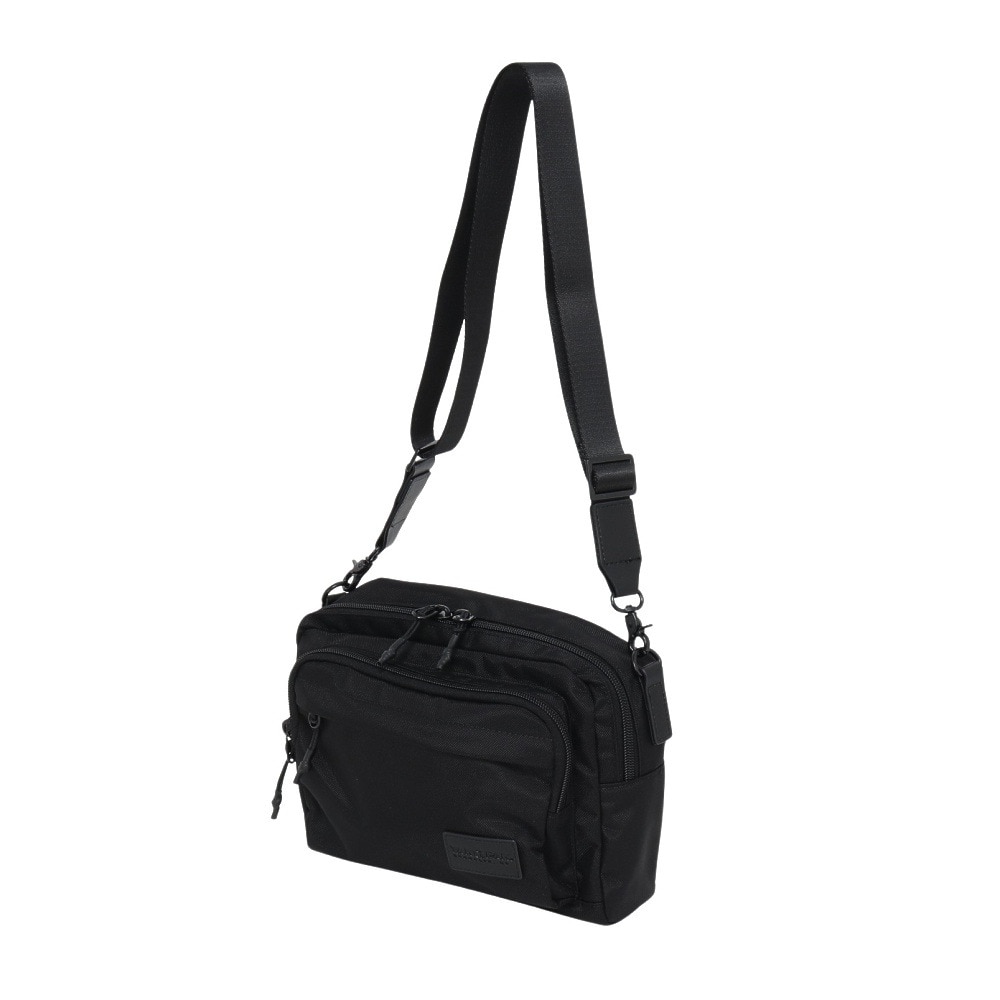 ヤックパック（YAK PAK）（メンズ、レディース）ワイド ショルダーバッグ 黒 YAK-BAG-25S004 BLK 肩掛け 収納 男女兼用 お出かけ 外出 日常使い  シンプル