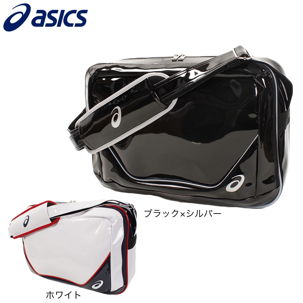 アシックス（ASICS）（メンズ）エナメルショルダーバッグ 26L 3033A190.001