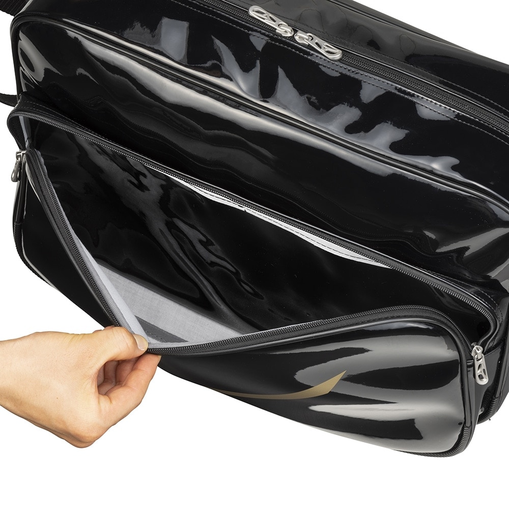 ミズノ（MIZUNO）（メンズ、レディース、キッズ）エナメルバッグ 30L 黒 33JSB21209