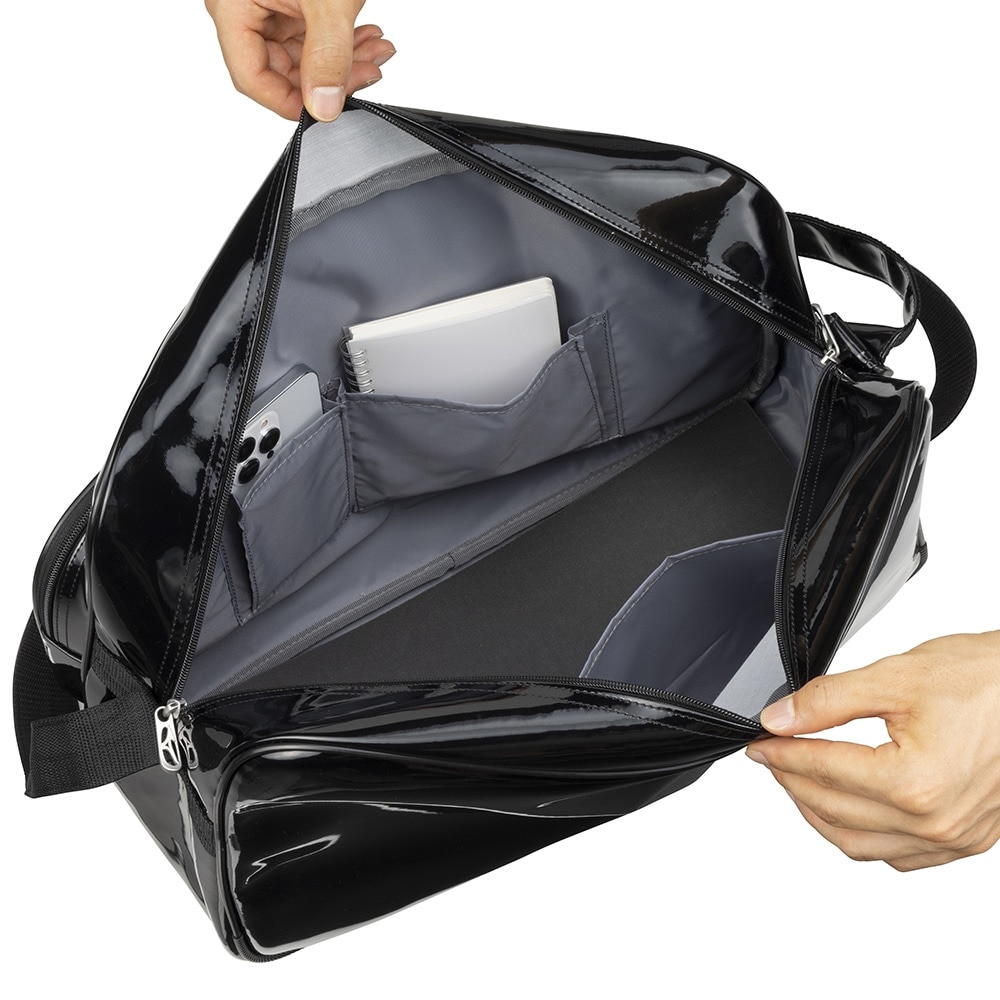 ミズノ（MIZUNO）（メンズ、レディース、キッズ）エナメルバッグ 30L 黒 33JSB21209