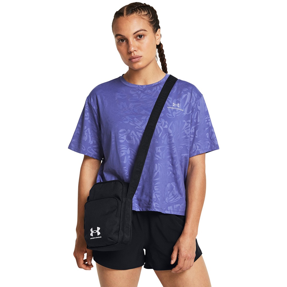 アンダーアーマー（UNDER ARMOUR）（メンズ、レディース）ルードン ライト クロスボディ 1381912 001 4L ショルダーバッグ 小型 撥水 黒