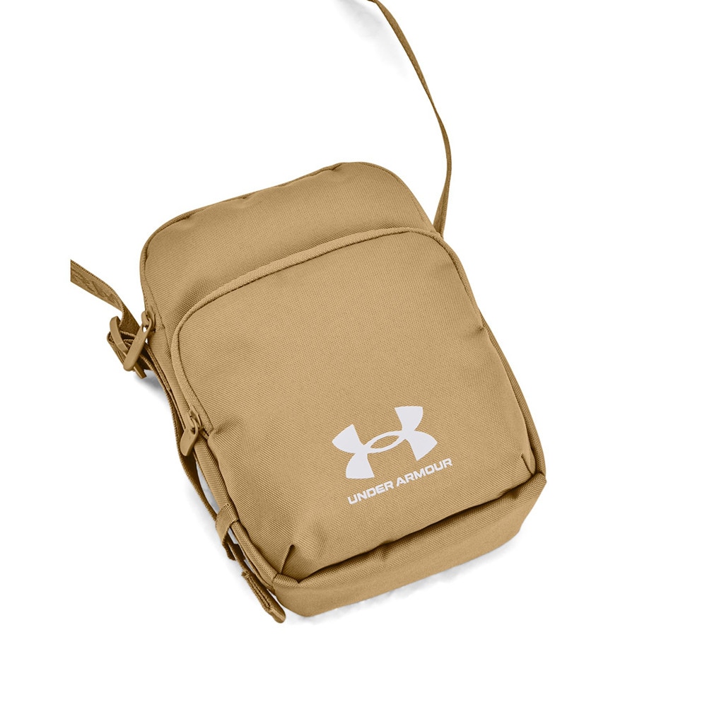 アンダーアーマー（UNDER ARMOUR）（メンズ、レディース）ルードン ライト クロスボディ 1381912 263 ショルダーバッグ 4L 小型 撥水 キャメル