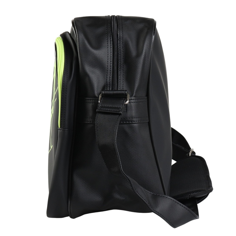 ミズノ（MIZUNO）（メンズ、レディース）バッグ N-XTショルダーバッグ ブラック×ライム 30L 33JSC00294 ショルダー 肩掛け 斜め掛け
