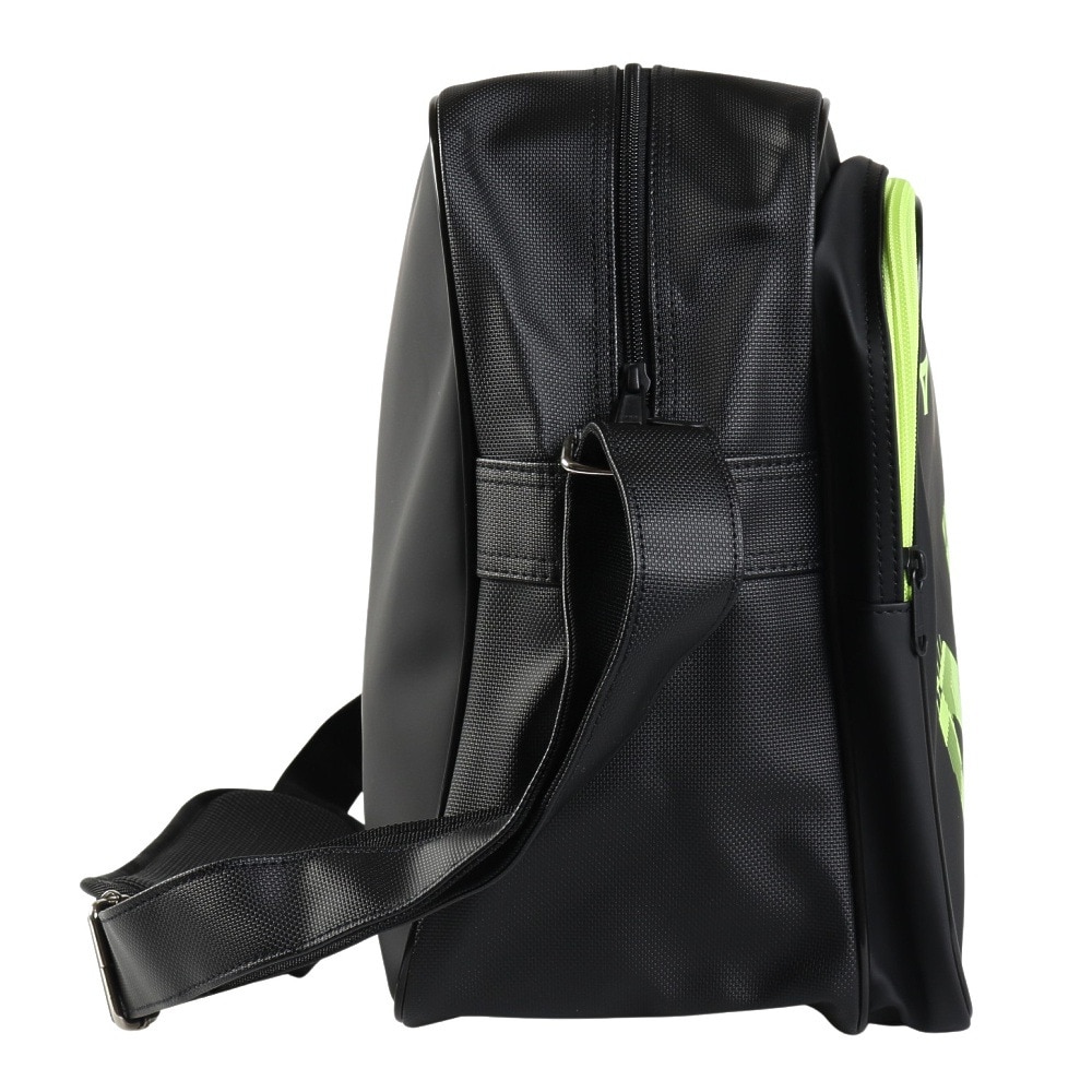 ミズノ（MIZUNO）（メンズ、レディース）バッグ N-XTショルダーバッグ ブラック×ライム 30L 33JSC00294 ショルダー 肩掛け 斜め掛け