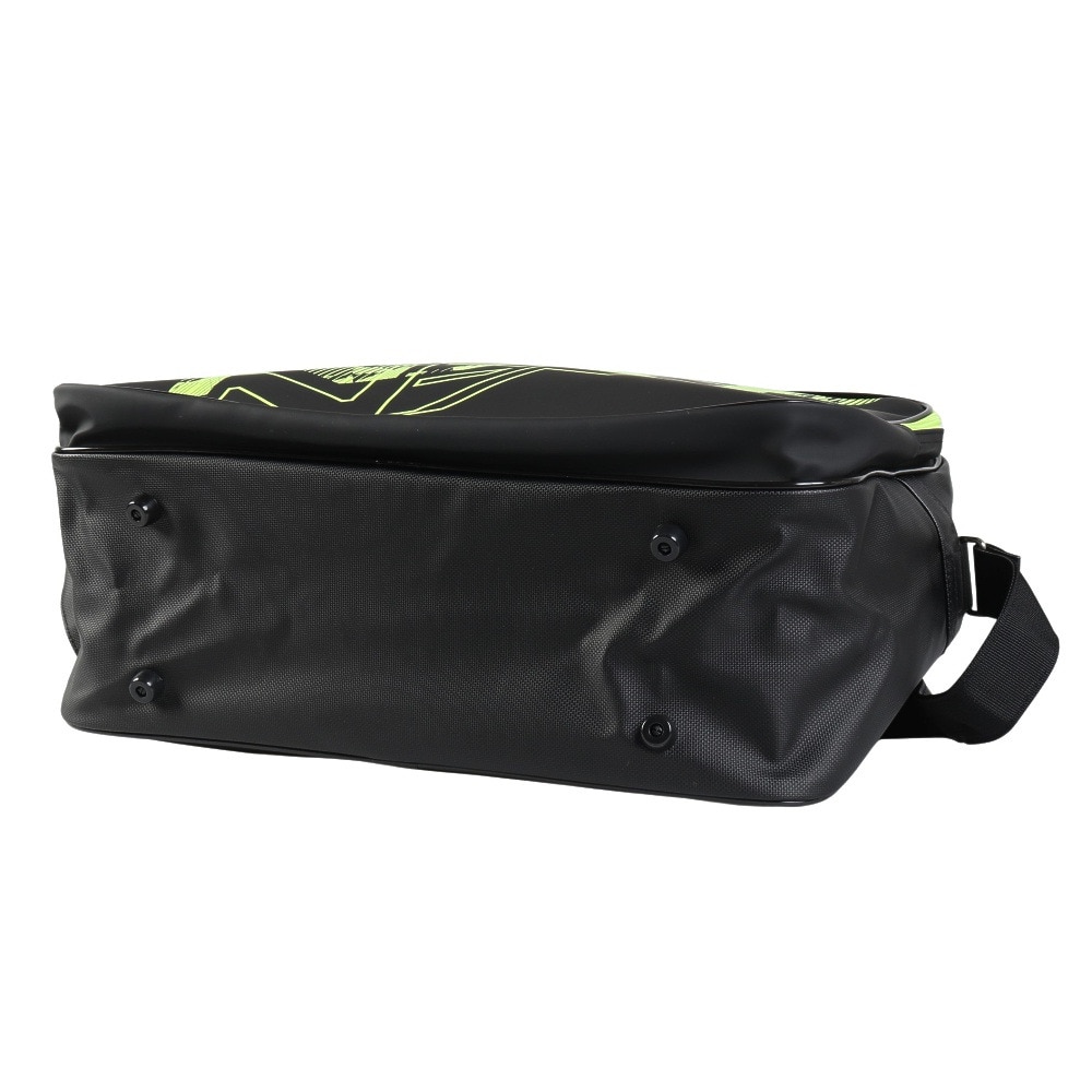 ミズノ（MIZUNO）（メンズ、レディース）バッグ N-XTショルダーバッグ ブラック×ライム 30L 33JSC00294 ショルダー 肩掛け 斜め掛け