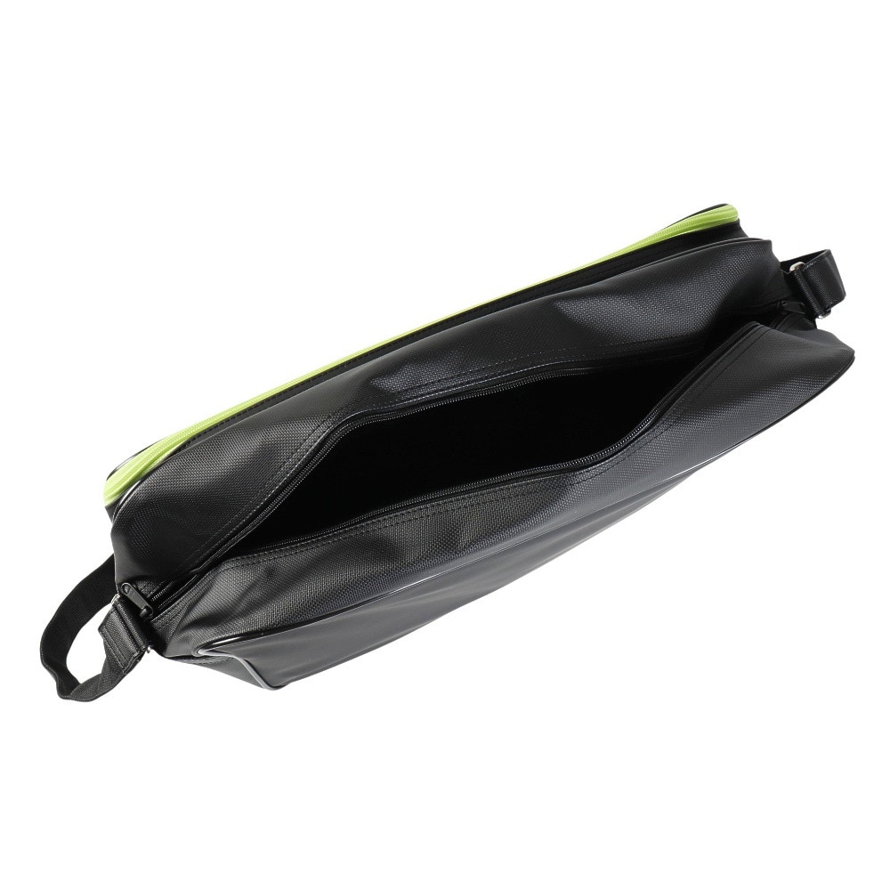 ミズノ（MIZUNO）（メンズ、レディース）バッグ N-XTショルダーバッグ ブラック×ライム 30L 33JSC00294 ショルダー 肩掛け 斜め掛け