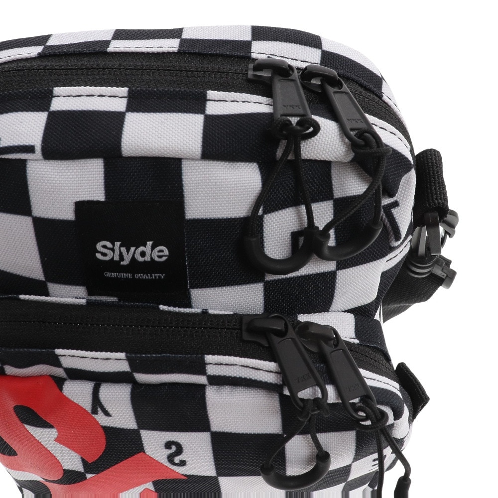 スライド（SLYDE）（メンズ、レディース）ミニショルダーバッグ SLYDE2022SSG003-BK/WH