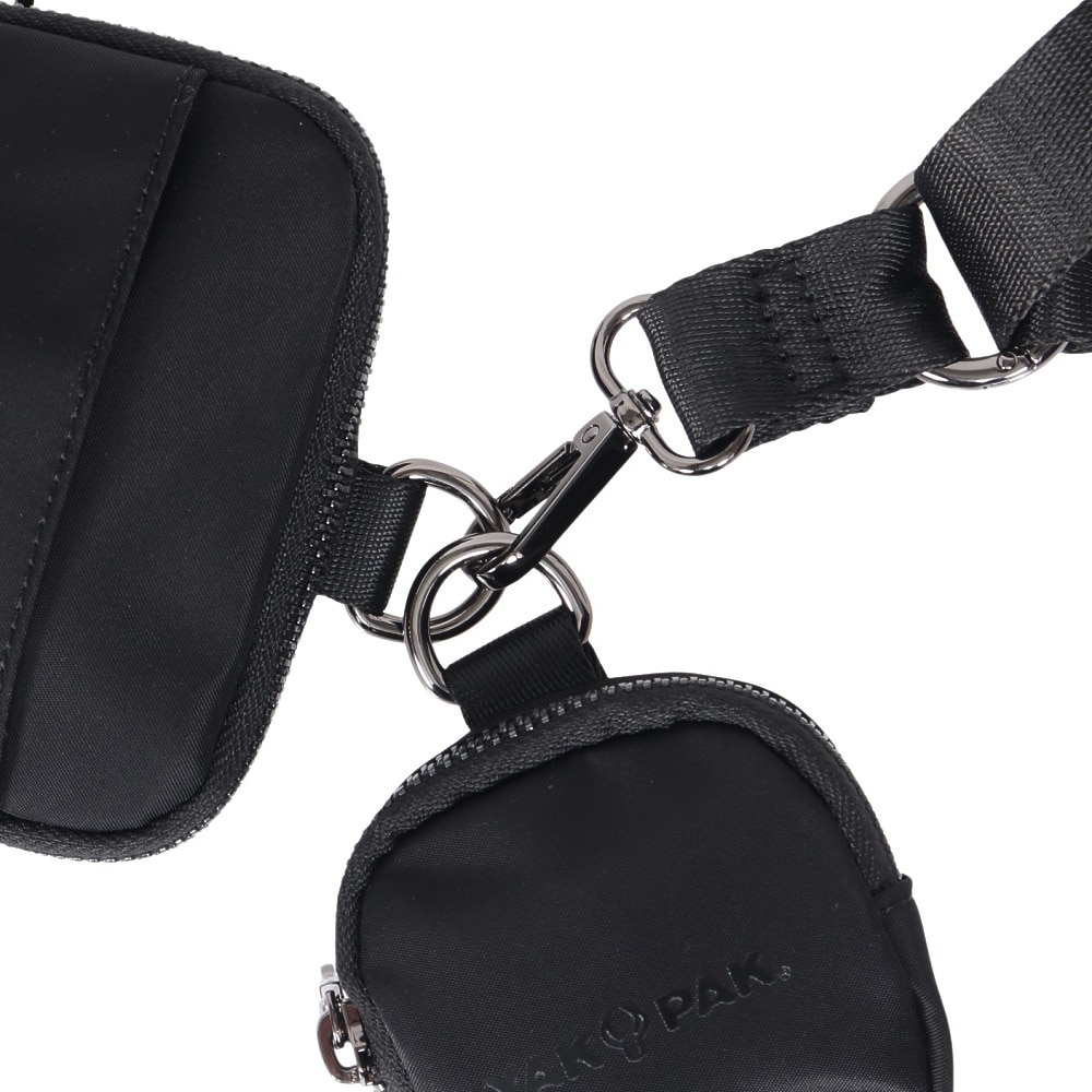 ヤックパック（YAK PAK）（メンズ、レディース）ショルダーポーチ 黒 YAK24S010011 BLK ショルダーバッグ サコッシュ フォンバッグ 斜め掛け 肩掛け