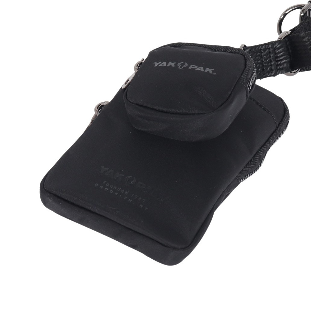 ヤックパック（YAK PAK）（メンズ、レディース）ショルダーポーチ 黒 YAK24S010011 BLK ショルダーバッグ サコッシュ フォンバッグ 斜め掛け 肩掛け