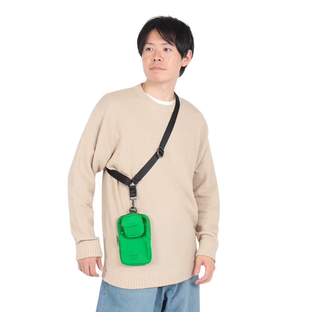 ヤックパック（YAK PAK）（メンズ、レディース）ショルダーポーチ 緑 YAK24S010011 GRN ショルダーバッグ サコッシュ フォンバッグ 斜め掛け 肩掛け